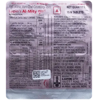 almity plus tablet 15's